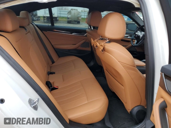 2021 BMW 5 Series 540i with VIN WBA53BJ01MWW93023, listed as a Copart auction lot 43146455 with Not Provided miles and Salvage Title. Bid and sale history available at DreamBid. Image 10.