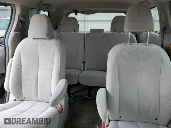 2013 Toyota Sienna LE with VIN 5TDJK3DCXDS053540, listed as a Copart auction lot 50945915 with 210,251 mi miles and Salvage Title. Bid and sale history available at carsss.com. Image 10.