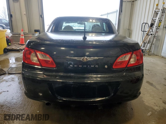 2008 Chrysler Sebring Limited with VIN 1C3LC65M18N262311, listed as a Copart auction lot 86276034 with 67,293 mi miles and Clean Title. Bid and sale history available at carsss.com. Image 6.