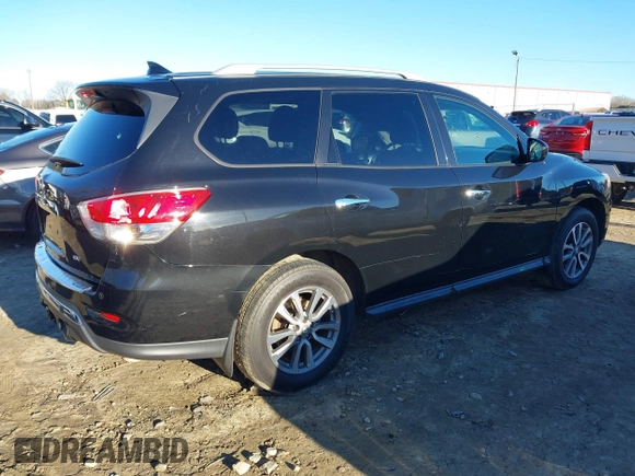 2016 Nissan Pathfinder S with VIN 5N1AR2MN4GC664558, listed as a IAAI auction lot 41310709 with 120,121 mi miles and . Bid and sale history available at DreamBid. Image 4.