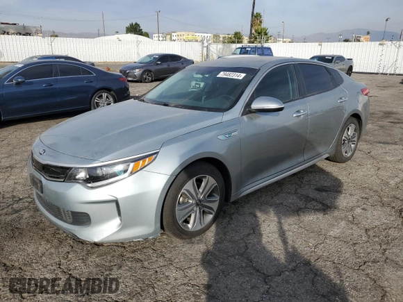 2017 Kia Optima Hybrid with VIN KNAGT4LE8H5016818, listed as a Copart auction lot 79482314 with 127,217 mi miles and Clean Title. Bid and sale history available at carsss.com. Image 1.