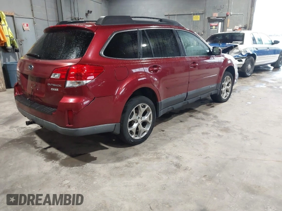 2013 Subaru Outback Premium with VIN 4S4BRBCC7D3319637, listed as a IAAI auction lot 42180996 with 186,705 mi miles and . Bid and sale history available at carsss.com. Image 4.