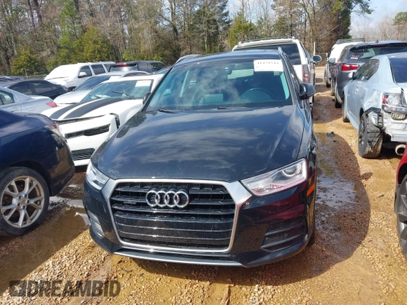 2017 Audi Q3 Premium with VIN WA1ECCFS6HR014333, listed as a IAAI auction lot 41471544 with 105,121 mi miles. Bid and sale history available at carsss.com. Image 13.