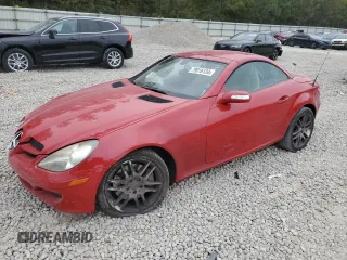 2007 Mercedes-Benz SLK-Class 3.5L with VIN WDBWK56F37F158142, listed as a Copart auction lot 79016134 with 90,487 mi miles and Salvage Title. Bid and sale history available at carsss.com. Image 1.