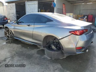 2018 Infiniti Q60 Sport with VIN JN1EV7EK9JM342313, listed as a Copart auction lot 68143604 with 68,855 mi miles and Salvage Title. Bid and sale history available at DreamBid. Image 2.