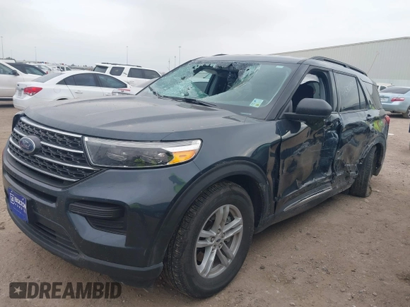 2024 Ford Explorer XLT z VIN 1FMSK7DH2RGA90103, wystawiony jako IAAI lot #41536145 z przebiegiem 19 666 mil mil oraz . Historia ofert i sprzedaży dostępna na DreamBid. Obrazek 2.