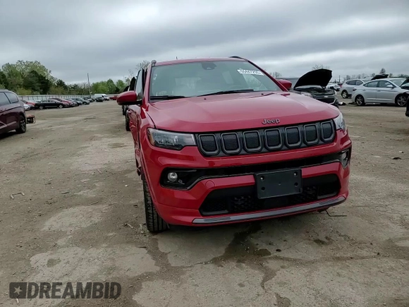 2022 Jeep Compass High Altitude с VIN 3C4NJDCB9NT136404, выставлен на аукционе Copart как лот 55447255 с пробегом 54 607 миль миль и Списание • Salvage title. История ставок и продаж доступна на DreamBid. Изображение 14.