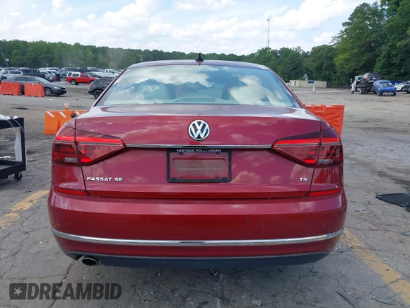 2017 Volkswagen Passat SE with VIN 1VWGT7A30HC058916, listed as a IAAI auction lot 42450554 with 82,960 mi miles and . Bid and sale history available at DreamBid. Image 17.