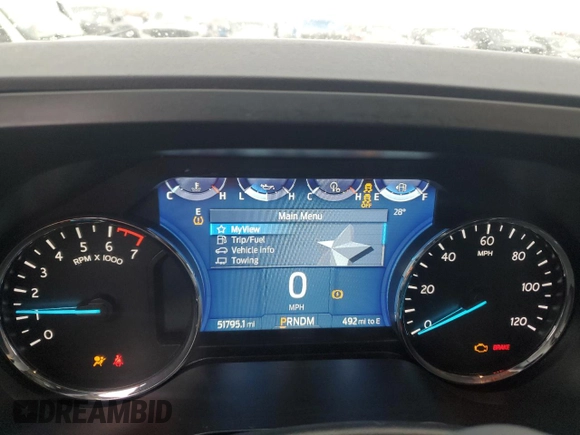 2023 Ford Expedition Max XLT with VIN 1FMJK1H8XPEA11434, listed as a Copart auction lot 89208115 with 51,794 mi miles and Clean title. Bid and sale history available at DreamBid. Image 9.