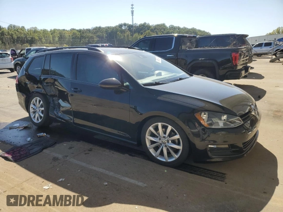 2016 Volkswagen Golf SportWagen TSI S with VIN 3VWC17AU3GM517785, listed as a Copart auction lot 75386274 with 120,718 mi miles and Salvage Title. Bid and sale history available at carsss.com. Image 4.