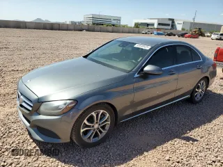 2017 Mercedes-Benz C with VIN 55SWF4JB7HU204208, listed as a Copart auction lot 53890925 with 240,956 mi miles and Clean Title. Bid and sale history available at carsss.com. Image 1.
