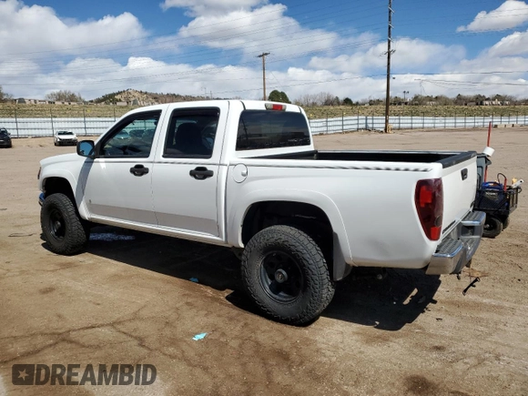 2007 GMC Canyon SLE2 with VIN 1GTDT13E078133696, listed as a Copart auction lot 51487005 with 126,741 mi miles and Salvage Title. Bid and sale history available at carsss.com. Image 2.