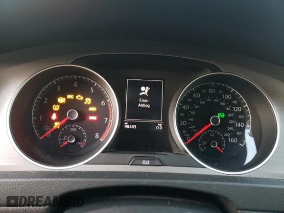 2015 Volkswagen Golf SportWagen TSI SE with VIN 3VWC17AU9FM502495, listed as a Copart auction lot 76746664 with 98,443 mi miles and Clean Title. Bid and sale history available at carsss.com. Image 9.