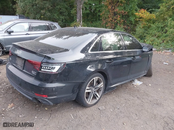 2018 Audi A4 Premium Plus with VIN WAUENAF46JN016261, listed as a IAAI auction lot 40404223 with 51,874 mi miles. Bid and sale history available at carsss.com. Image 4.