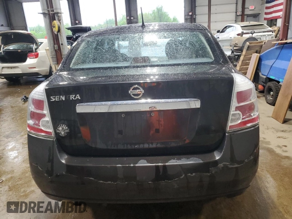 2010 Nissan Sentra S with VIN 3N1AB6AP6AL686842, listed as a Copart auction lot 55884875 with 166,624 mi miles and Salvage title. Bid and sale history available at DreamBid. Image 6.