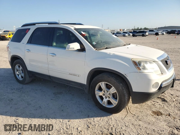 2008 GMC Acadia SLT2 with VIN 1GKER33758J255999, listed as a Copart auction lot 80891184 with 0 mi miles and Clean Title. Bid and sale history available at carsss.com. Image 4.