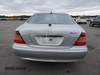 2004 Mercedes-Benz S-Class 4.3L with VIN WDBNG83J64A424124, listed as a Copart auction lot 85341024 with 0 mi miles and Non Repairable. Bid and sale history available at carsss.com. Image 6.