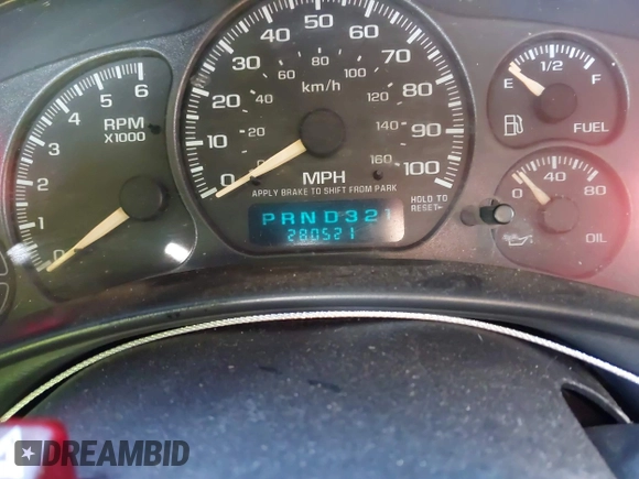 2002 Chevrolet Silverado 1500 LT with VIN 2GCEK19T421125920, listed as a IAAI auction lot 41605469 with 280,521 mi miles. Bid and sale history available at carsss.com. Image 7.
