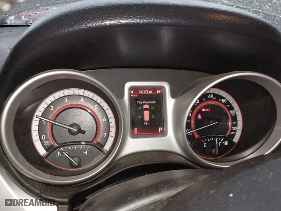 2015 Dodge Journey American Value Pkg with VIN 3C4PDCAB7FT552448, listed as a IAAI auction lot 41572731 with 107,175 mi miles. Bid and sale history available at carsss.com. Image 7.
