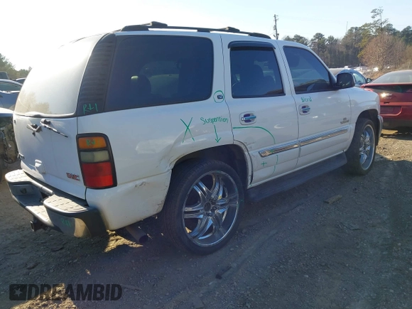 2005 GMC Yukon SLT z VIN 1GKEC13T85R204447, wystawiony jako IAAI lot #41660892 z przebiegiem 260 209 mil mil oraz . Historia ofert i sprzedaży dostępna na DreamBid. Obrazek 4.