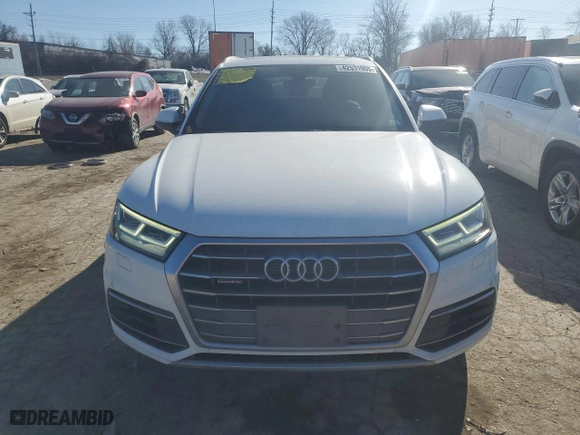 2018 Audi Q5 Premium Plus with VIN WA1BNAFY4J2161609, listed as a Copart auction lot 42531905 with 87,017 mi miles and Salvage Title. Bid and sale history available at carsss.com. Image 5.
