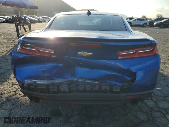2018 Chevrolet Camaro 2LT with VIN 1G1FD1RX8J0108400, listed as a Copart auction lot 81160354 with 55,404 mi miles and Salvage Title. Bid and sale history available at carsss.com. Image 6.