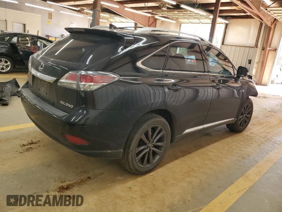 2014 Lexus RX 350 with VIN 2T2BK1BA4EC230096, listed as a Copart auction lot 51031315 with 168,040 mi miles and Salvage Title. Bid and sale history available at DreamBid. Image 3.