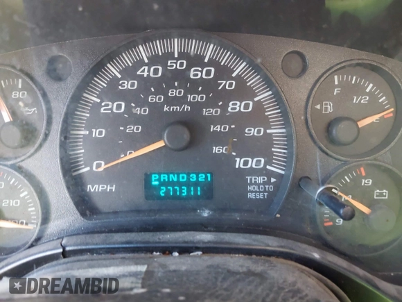 2006 Chevrolet Express Cargo with VIN 1GCFG15X061120322, listed as a IAAI auction lot 41611050 with 277,311 mi miles and . Bid and sale history available at DreamBid. Image 7.