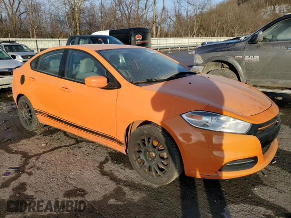 2013 Dodge Dart Rallye with VIN 1C3CDFBA6DD195552, listed as a Copart auction lot 42774655 with 0 mi miles and Clean Title. Bid and sale history available at carsss.com. Image 4.