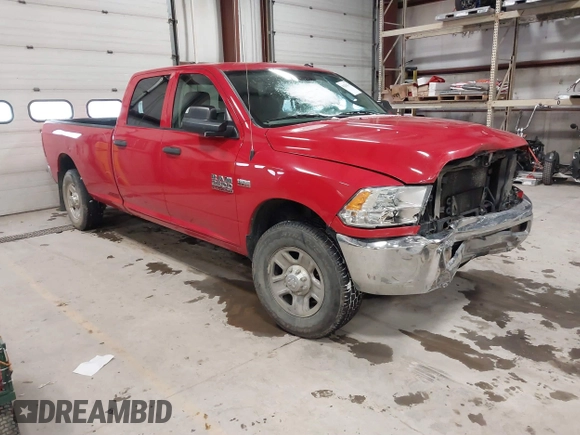 2015 Ram 2500 Tradesman with VIN 3C6UR4HJ8FG575972, listed as a IAAI auction lot 41258474 with 337,730 mi miles and . Bid and sale history available at DreamBid. Image 1.