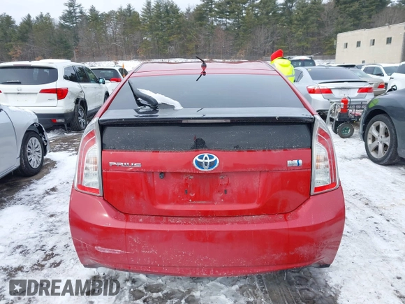 2012 Toyota Prius One with VIN JTDKN3DU3C5439290, listed as a IAAI auction lot 41560014 with 266,761 mi miles. Bid and sale history available at carsss.com. Image 17.