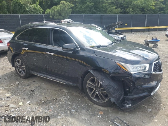 2018 Acura MDX w/Advance/Entertainment Pkg with VIN 5J8YD4H94JL001509, listed as a Copart auction lot 63610564 with 97,326 mi miles and Salvage Title. Bid and sale history available at carsss.com. Image 4.