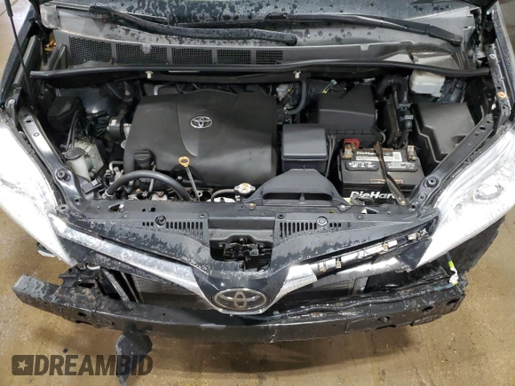 2019 Toyota Sienna LE Auto Access Seat with VIN 5TDKZ3DC3KS990873, listed as a Copart auction lot 51124495 with 87,532 mi miles and Salvage Title. Bid and sale history available at DreamBid. Image 11.