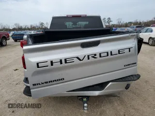 2022 Chevrolet Silverado 1500 Custom with VIN 1GCPABEK8NZ564404, listed as a Copart auction lot 47137815 with 24,760 mi miles and Salvage Title. Bid and sale history available at DreamBid. Image 6.