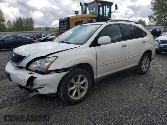 2009 Lexus RX 350 with VIN 2T2GK31U89C078178, listed as a Copart auction lot 54021655 with 170,222 mi miles and Salvage Title. Bid and sale history available at DreamBid. Image 1.