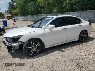 2017 Honda Accord Touring with VIN 1HGCR3F93HA025265, listed as a Copart auction lot 56406375 with 156,273 mi miles and Salvage title. Bid and sale history available at DreamBid. Image 1.