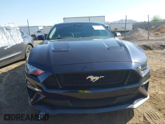 2021 Ford Mustang GT with VIN 1FA6P8CF2M5149397, listed as a IAAI auction lot 41764076 with 22,996 mi miles. Bid and sale history available at carsss.com. Image 12.