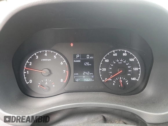 2019 Hyundai Accent SE with VIN 3KPC24A36KE066005, listed as a Copart auction lot 52402835 with 95,623 mi miles and Salvage Title. Bid and sale history available at carsss.com. Image 9.