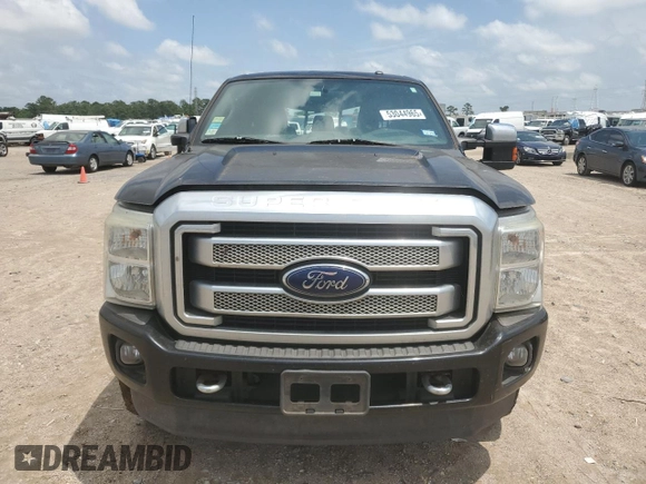 2016 Ford F-350 Platinum with VIN 1FT8W3BT9GEA11859, listed as a Copart auction lot 53044965 with 130,841 mi miles and Salvage Title. Bid and sale history available at DreamBid. Image 5.