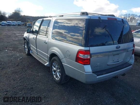 2017 Ford Expedition Max Limited z VIN 1FMJK2AT4HEA62126, wystawiony jako IAAI lot #41574378 z przebiegiem 169 880 mil mil oraz . Historia ofert i sprzedaży dostępna na DreamBid. Obrazek 3.
