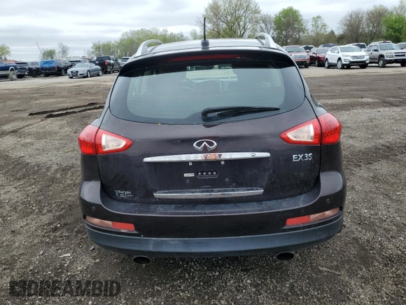 2008 Infiniti EX Journey with VIN JNKAJ09F48M361842, listed as a Copart auction lot 53808415 with 152,850 mi miles and Salvage title. Bid and sale history available at DreamBid. Image 6.