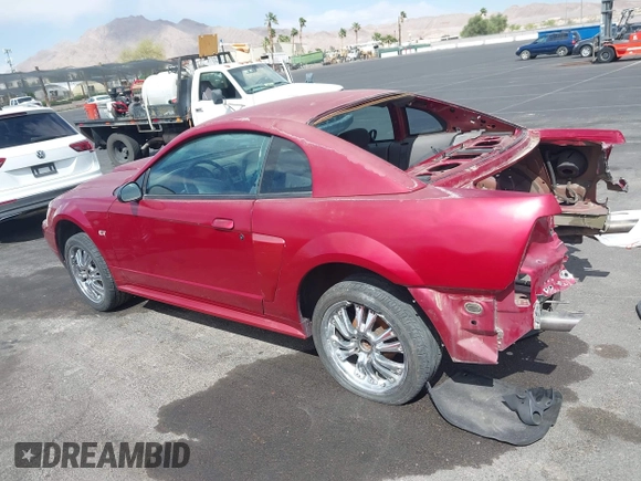 2003 Ford Mustang GT Deluxe with VIN 1FAFP42X43F363173, listed as a IAAI auction lot 42086161 with 103,828 mi miles. Bid and sale history available at carsss.com. Image 13.