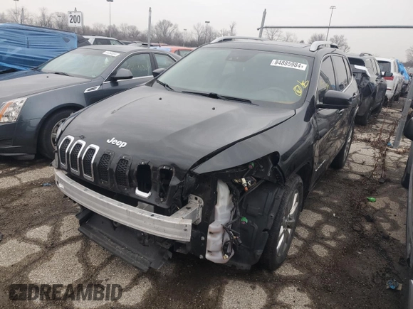2016 Jeep Cherokee Overland with VIN 1C4PJLJS5GW315493, listed as a Copart auction lot 84885984 with 109,908 mi miles and Clean title. Bid and sale history available at DreamBid. Image 1.