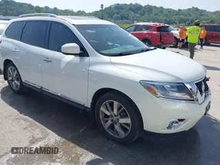 2014 Nissan Pathfinder SL z VIN 5N1AR2MM9EC686074, wystawiony jako IAAI lot #42234599 z przebiegiem 113 493 mil mil oraz . Historia ofert i sprzedaży dostępna na DreamBid. Obrazek 1.