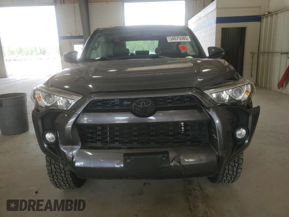 2016 Toyota 4Runner Limited with VIN JTEBU5JR4G5366589, listed as a Copart auction lot 54075565 with 79,423 mi miles and Salvage Title. Bid and sale history available at DreamBid. Image 5.