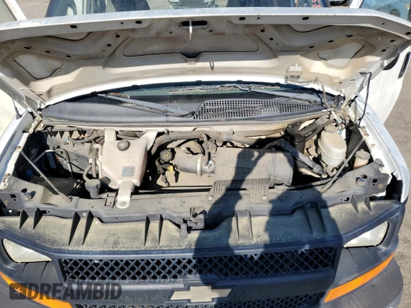 2011 Chevrolet Express Cargo with VIN 1GCSGAFX6B1184033, listed as a Copart auction lot 49334535 with 279,390 mi miles and Clean title. Bid and sale history available at DreamBid. Image 12.