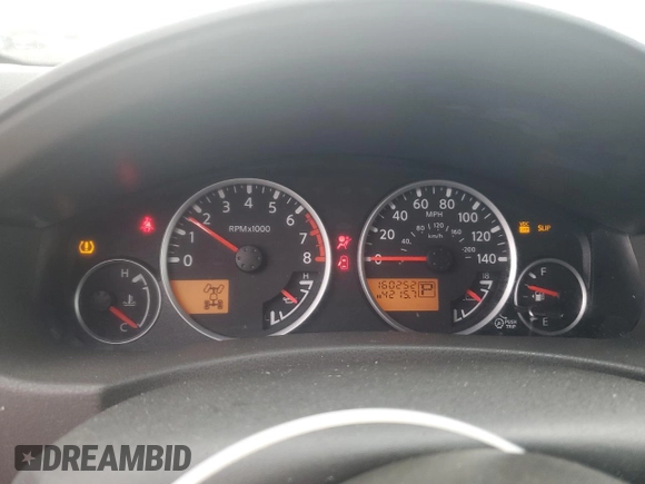 2010 Nissan Pathfinder SE with VIN 5N1AR1NB2AC614263, listed as a Copart auction lot 60896495 with 160,252 mi miles and Salvage title. Bid and sale history available at DreamBid. Image 9.