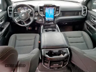 2021 Ram 1500 Lone Star with VIN 1C6RREFTXMN501408, listed as a Copart auction lot 58558545 with 50,076 mi miles and Salvage title. Bid and sale history available at DreamBid. Image 8.