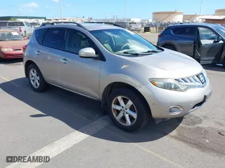 2009 Nissan Murano SL with VIN JN8AZ18U19W003298, listed as a IAAI auction lot 41723756 with 151,482 mi miles. Bid and sale history available at carsss.com. Image 1.