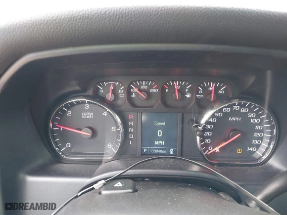 2019 Chevrolet Silverado 1500 LD Work Truck with VIN 2GCRCNEC3K1122079, listed as a IAAI auction lot 41654522 with 139,040 mi miles. Bid and sale history available at carsss.com. Image 7.